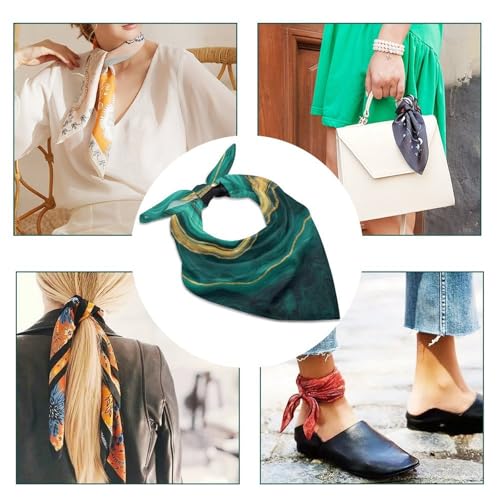 Fashion Large Wraps Hair Wraps Scarf Dress Decor Head Silk Scarves For Women4