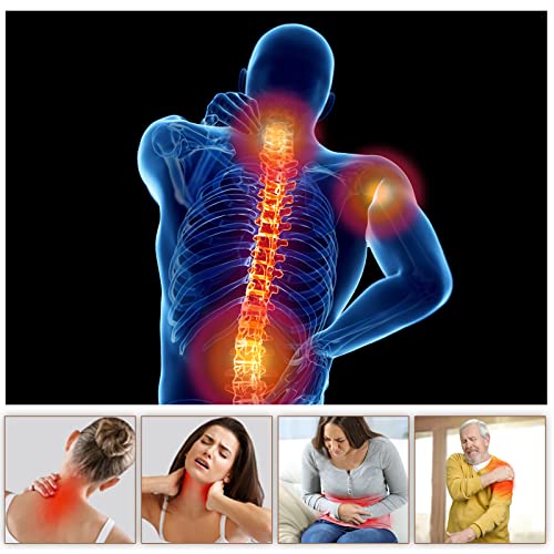 Utk Heating Pad For Lower Back, Far Infrared Heating Pad For Lower Back - Heat Deeper Electric Lower Back Heating Pad, Emf Free, Auto Off, Smart Controller #TOP3