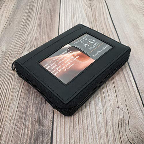 Ag Wallets 43237-2 Mens Zip Around Leather Wallet thumb #2