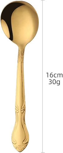 Miniatura 323 de Juego de 12 cucharas de café, mini cucharas de café, cucharas de espresso de acero inoxidable, cucharas pequeñas para postre, té, aperitivo, 4.6