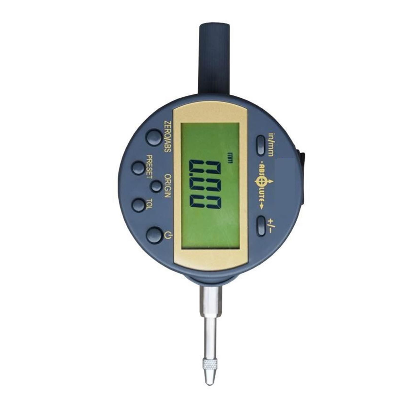Comparateur à cadran, 12.7mm/25.4mm/50.8mm Micron Indicateur numérique Indicateur électronique 0.001/0.01mm Pour 3D, Laboratoire(12.7mm0.01mm)