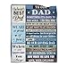 JOPJOLIW Gifts for Dad Blanket, Dad Blanket, to My Dad Gift, Birthday Gifts for Dad, Dad Birthday, Dad Gifts from Kids Daughter Son Throw Blanket 60