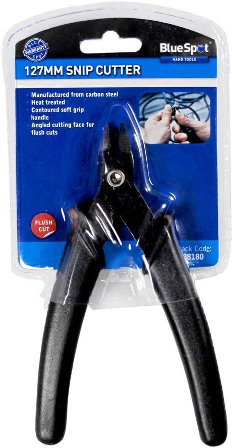 Blue Spot Tools 08180 Snip Cutter, Black, 127 mm