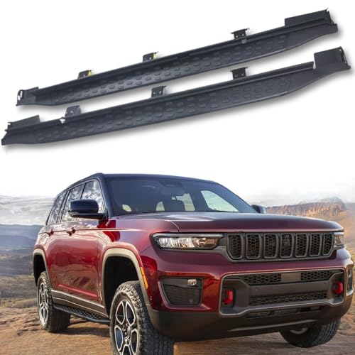 Estribos negros para Jeep Grand Cherokee L 2021-2026