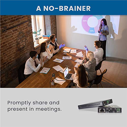 Extensor HDMI HDBT MuxLab con transmisión 4K y control IR bidireccional sobre Cat5e/6 5