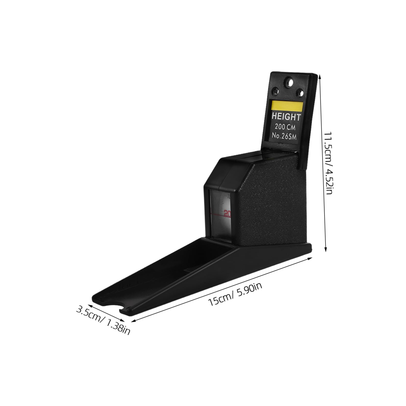 HAPINARY Growth Measurement Metal Measuring Tape 200cm for Boys and Girls Adults Universal Application in Grey