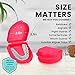 FRESH KNIGHT Retainer Case (2 Pack). Retainer Case with Vent Holes. Perfect for Denture, Mouth Guard, Aligners. (Bright Pink)
