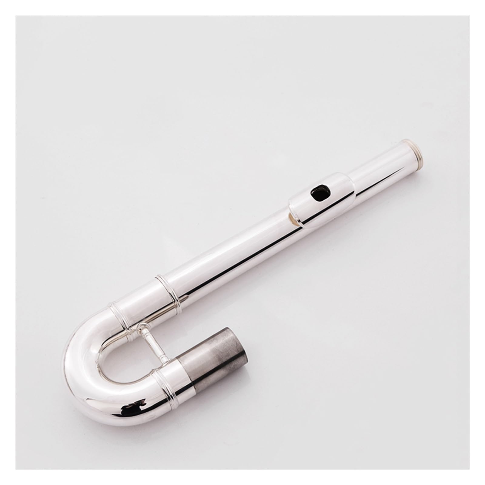 Flauto Do Foro Chiuso Strumento basso per flauto basso con corpo in rame bianco placcato argento chiave C