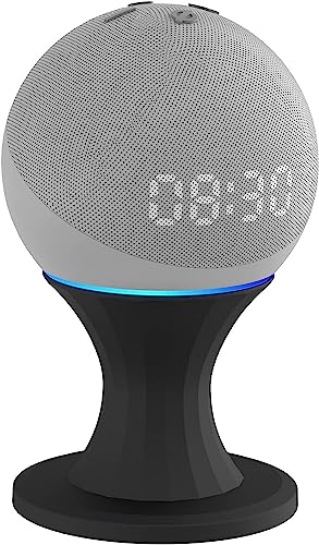 Support Echo dot 4 et 5 noir JZT01 pour bureau sans vis