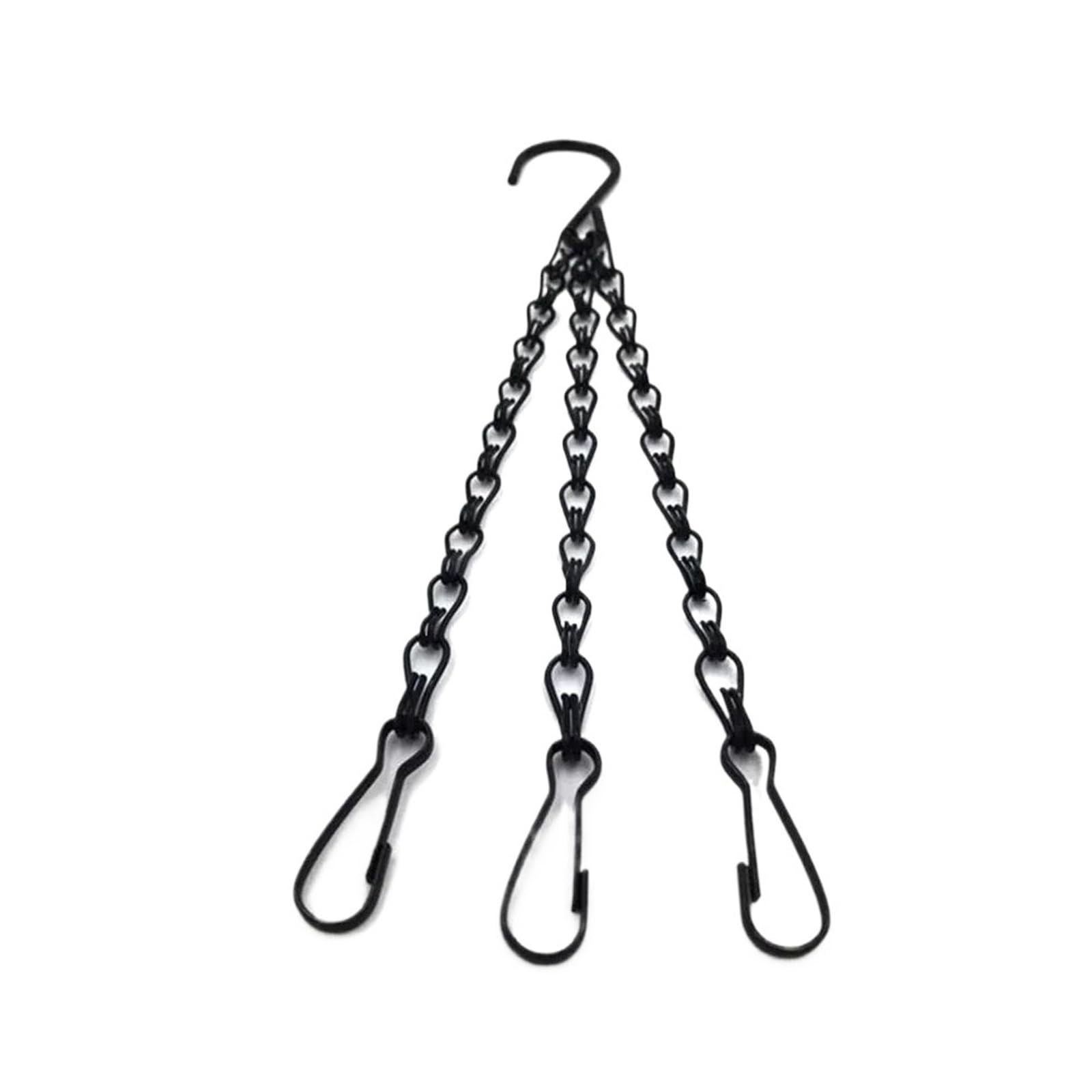 WUYXTO 4 Pcs Hanging Basket Flower Pot Chain Hydroponic Plants Plant Grow Tools Garden Decorations With 3 Hooks For plant