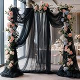 3m x 160cm Tessuto di tulle morbido, Rotolo di tessuto di tulle, Nastro di tulle, Decorazione tavolo, Tessuto organza, Tessuto a rete, Tessuto decorativo, Tessuto per drappeggio per pergolato