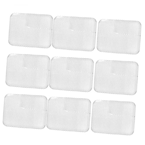 Toyvian 10pezzi Rete Per Barbecue Rettangolare Griglia in Alluminio Rivestimento Per Barbecue Accessori Per All e Adatto Per Cottura Ed Esterna