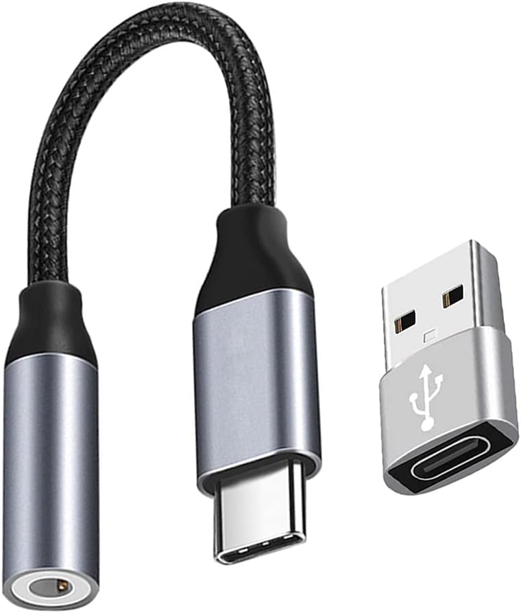 Adaptateur USB Vers Aux Audio ANDTOBO - Écoutez Votre Clé USB En Voiture Ou Sur Haut-Parleur 3.5mm