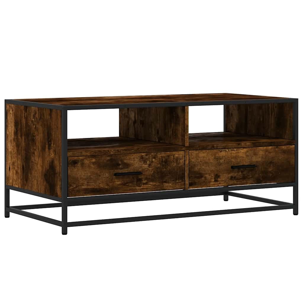 vidaXL - Coffee Table - Industrial Style - 100x50x45 cm - Brown
