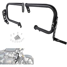 Engine Guard Crash Bars with Highway Pegs Fit for Royal Enfield Super Meteor 650 2022-2025
