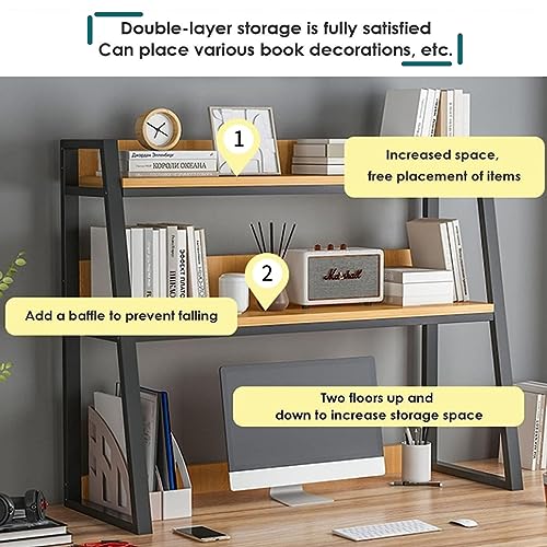 Bibliothèque de bureau pour maison et étagère de dortoir multifonction - 4