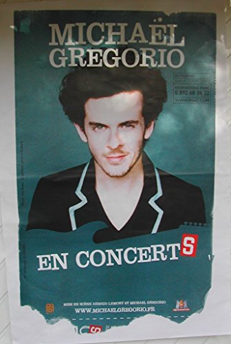 Affiche Mickaël Gregorio poster géant 80x120cm décoration chambre adulte