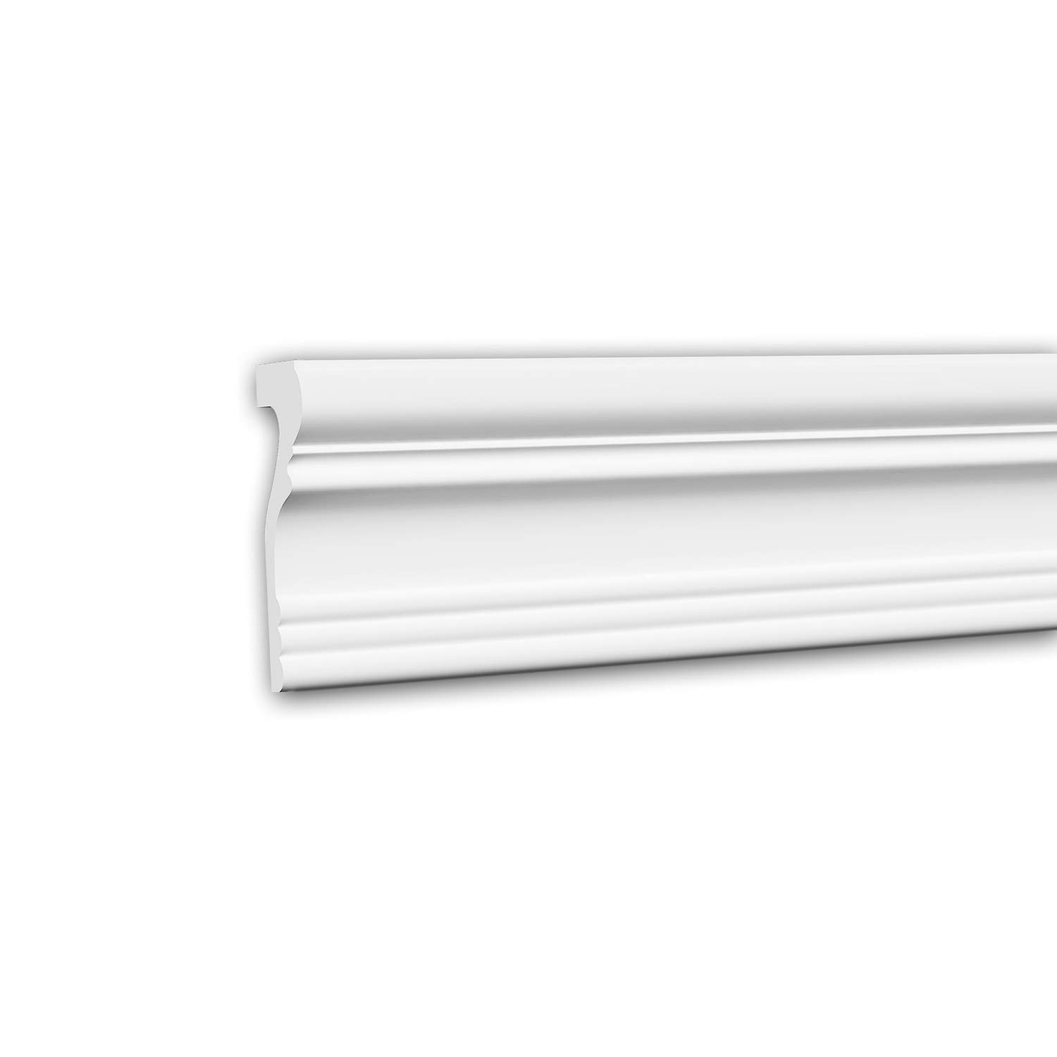 Moldura flexible de poliuretano pretratado para esquinas y paredes curvas 200cm