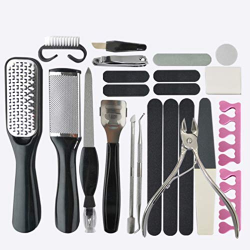 FRCOLOR Arquivo de Pé Kit Removedor de Calos de Aço Inoxidí¡vel Conjunto de Ferramentas de Pedicure