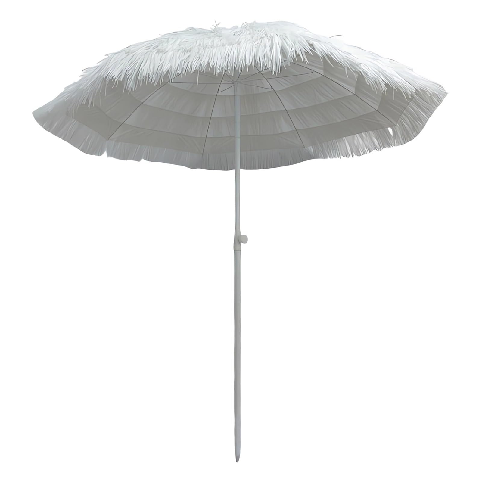 Parasol plażowy 180/200 cm, parasol ogrodowy słomkowy, odchylany uchylnym, ochrona UV, wodoodporny, regulowana wysokość