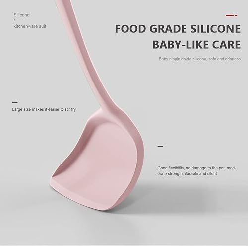 Miniatura 46 de Juego de utensilios de cocina de silicona, resistentes al calor, pinzas giratorias, espátula, cuchara, cepillo, batidor, juego de herramientas