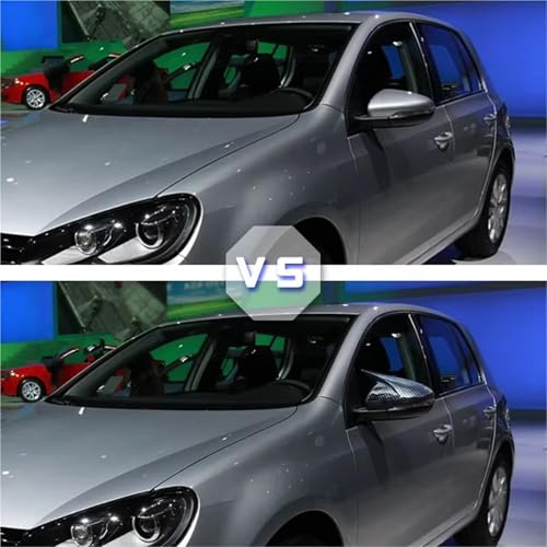 Couvercle de rétroviseur Golf 6 GTI 5K1 noir 2009-2012 pièces auto - 4
