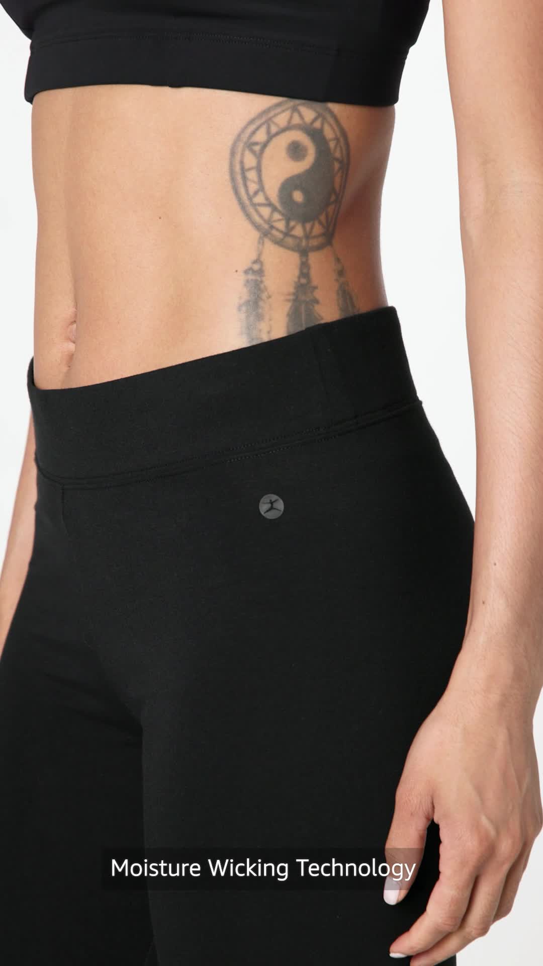 Danskin Women's Essentials Ankle Legging, Black, X-Small at Amazon
