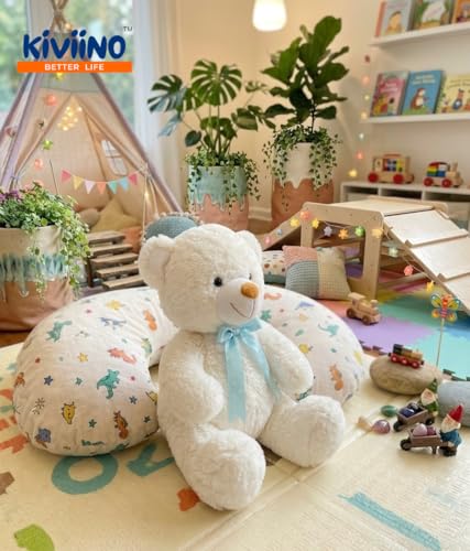 Image of Soft Toy Cuddly Teddy Bear| 42cms for Girls & Boys Plush Stuffed Animals Ultra Soft Toys |Perfect for Birthday Gifts (Teddy Bear, Cream, 42cms)