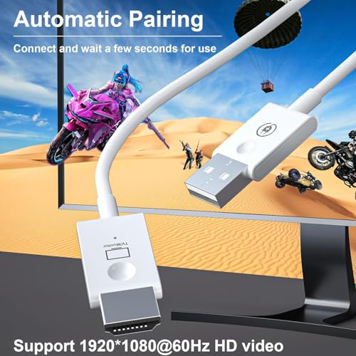 Image of Wireless HDMI Transmitter and HDMI Receiver, 165ft /50m 1080P Video /Audio Wireless Extender from Camera, MINI PC, Laptop, Set Top Box to HD TV /Projector for School, Church, Office, etc