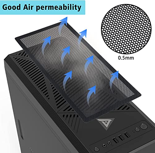Image of Magnetic PC Case Dust Mesh Filter, 240 x 120mm Fan Cooling Cover, 4 Pack