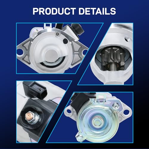 Image of 17841 Starter New Replacement Fit for 2003-2008 Toyota Corolla Matrix,for Pontiac Vibe L4 1.8 2003 2004 2005 2006 2007 2008 17841N 28100-0D080 28100-22090 428000-0340 428000-1310