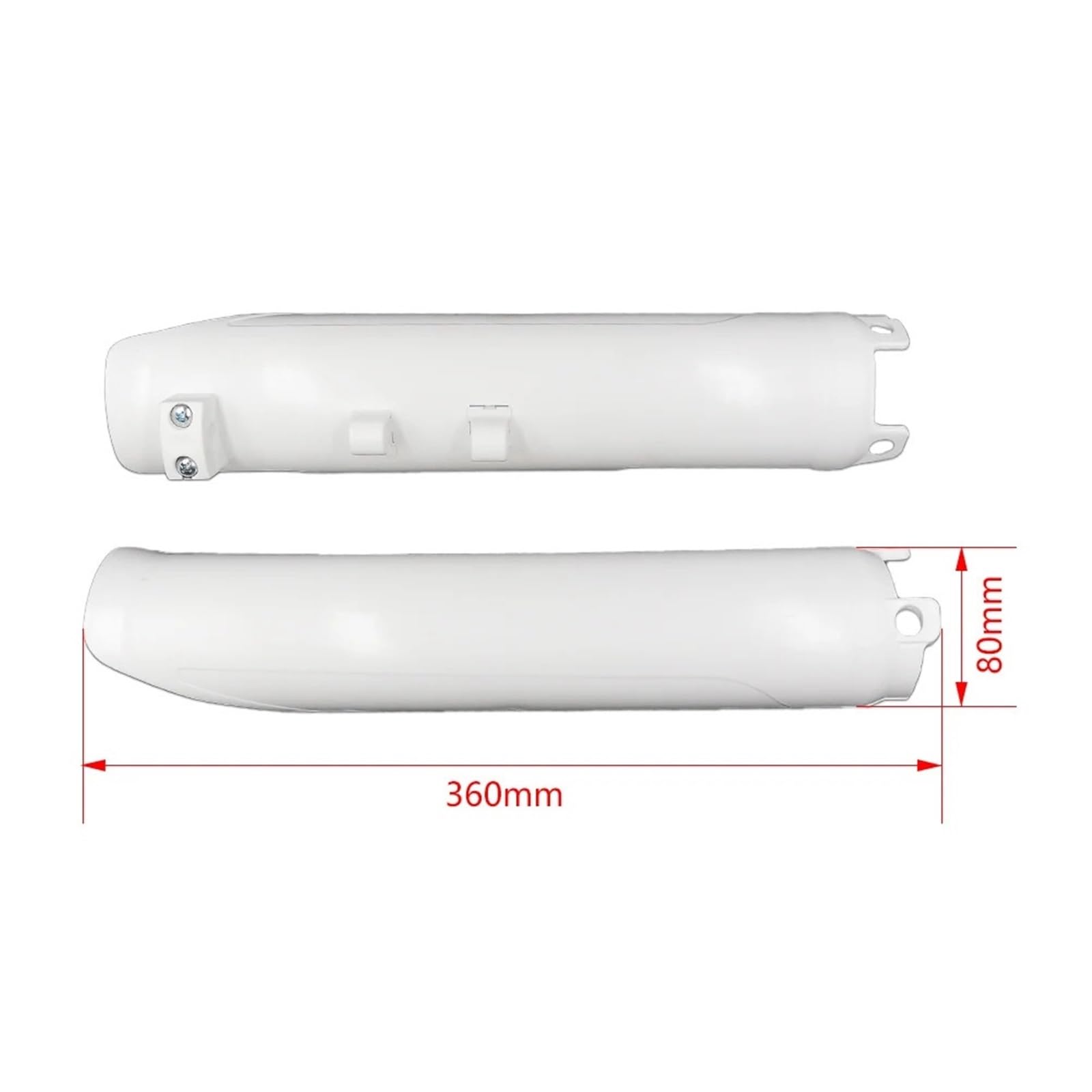 SOFFIETTI Forcella in Gomma Copertura Protettiva per Forcella Moto, Protezione Ammortizzatore Anteriore Adatta per Moto FASTACE KAYO BOSUER GUIZUN K6 NC250 NC450 SHR
