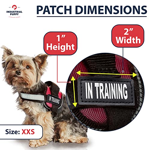 Industrial Puppy In Training Dog Patch With Hook Back And Reflective Lettering - Service Dog In Training Patch Tag For Service Dog Vest In Training Dog Patch For Working Dog #TOP2