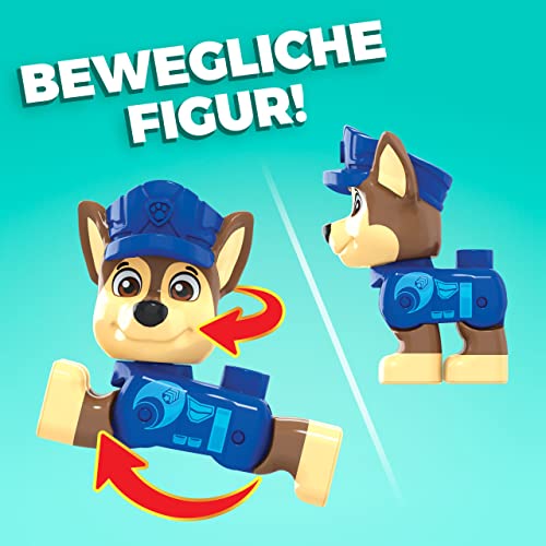 MEGA GYJ00 Bloks Paw Patrol Polizei Bauset mit 31 Bausteine, Spielset für Kinder ab 3 Jahren – Bild 5