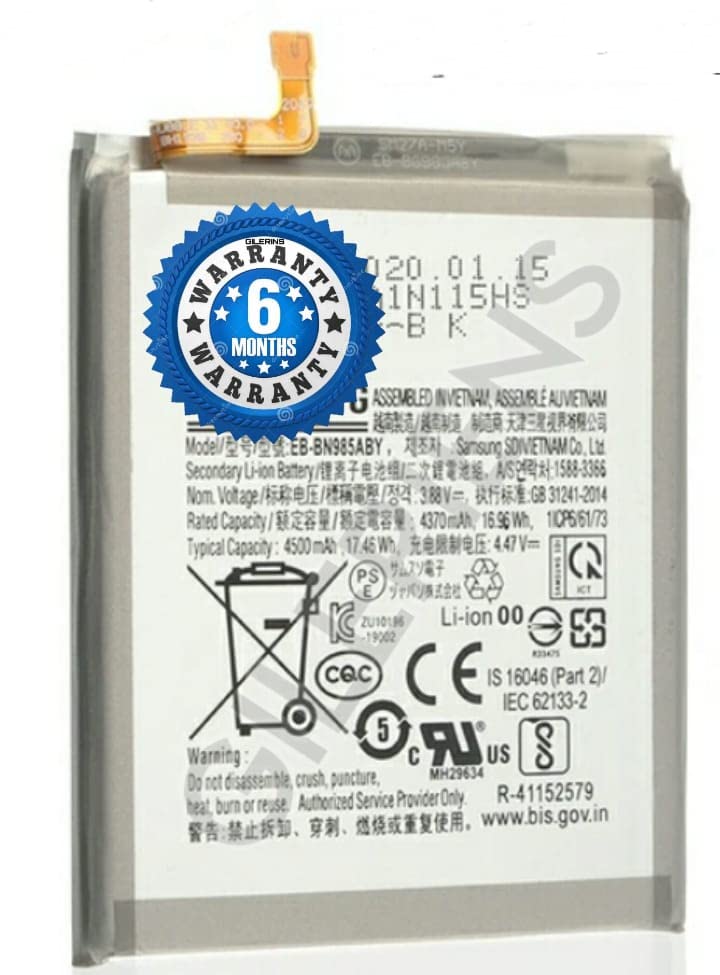 Image of Original EB-BN985ABY Battery for Samsung Galaxy Note 20 Ultra 5G SM-N985F SM-N986F SM-N986B Battery with 6 Month Warranty**** (R174)