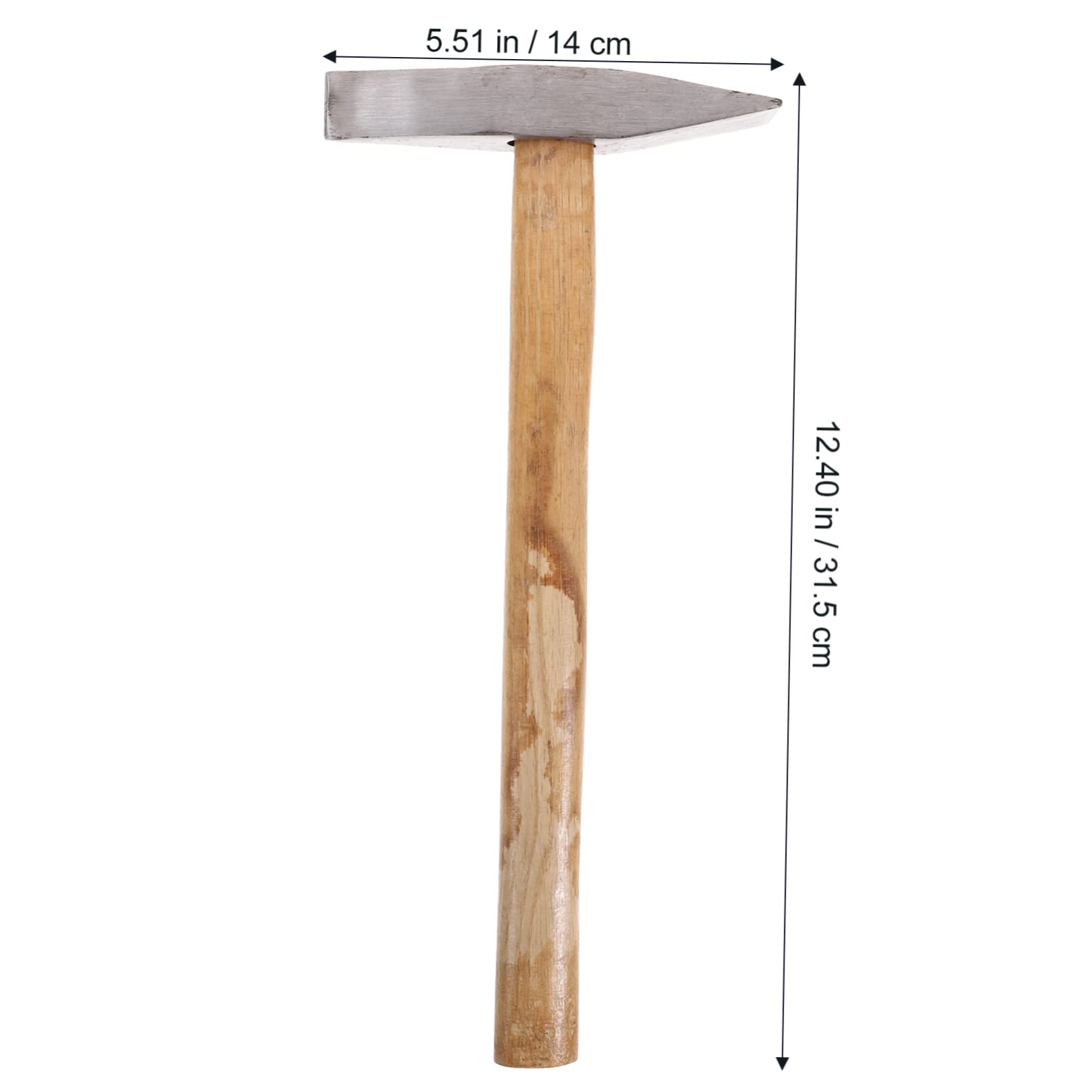 NULYLU Removal Welding Hammer Wood Handle Professional Carpenter Hammer 1pc for Outdoor