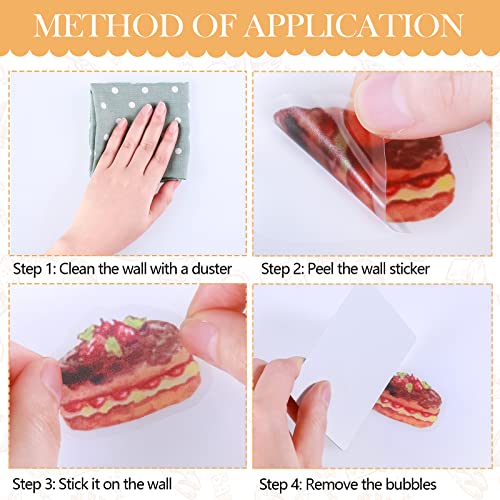 Chefs Peel And Stick Wall Decals Italian Fat Chefs Wall Stickers Cooking Wall Sticker Wine Cake For Kitchen Restaurant Dining Room Home Wall Decoration, 6 Sheets #TOP3