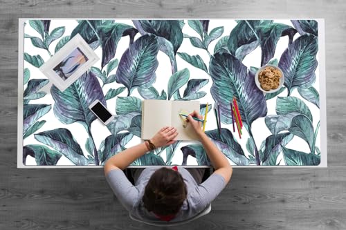 Sous-main imperméable et antidérapant avec bords arrondis pour bureau 120x60