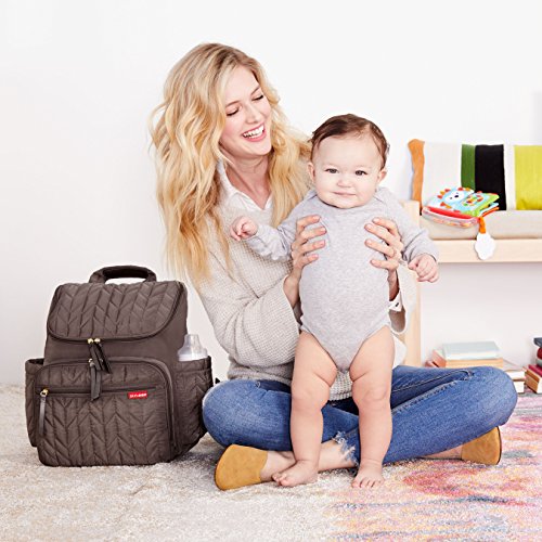 Image of Skip Hop Forma Travel Carry All Diaper Backpack with Insulated Bag, One Size