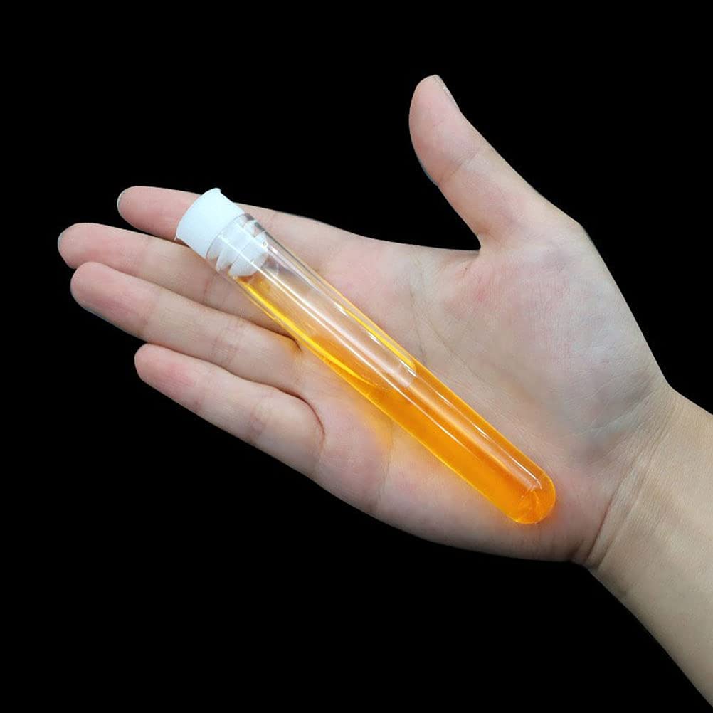 QUNINE 50 Uds. 10ml Laboratorios de plástico Tubos de ensayo congelados Vial Sello contenedores de Muestra
