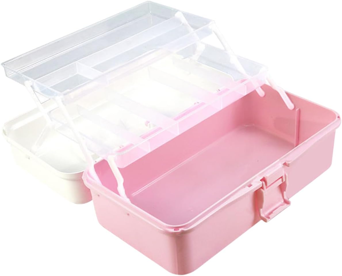 Holibanna Art Supply Storage Box Sturdy Pp Material Tool Box Portable Handheld Case for Boys and Girls Blocks