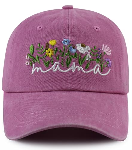 Gardening Gifts for Women Mama Gardening Hat Mom Garden Flowers Plant Lovers Baseball Cap Mothers Day Birthday Gifts for Mommy Grandma Gardeners Pink