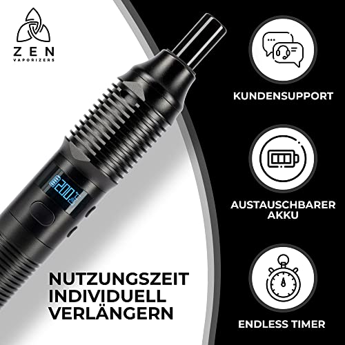 ZEN-Vaporizers-Stilus-Pro-Convection-Vape-Pen-with-LED-display-1600mAh-battery-Lightweight-Aluminium-Body--No-Nicotine