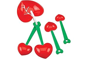 Chef's Pride Cherry Measuring Spoons with Egg Separator