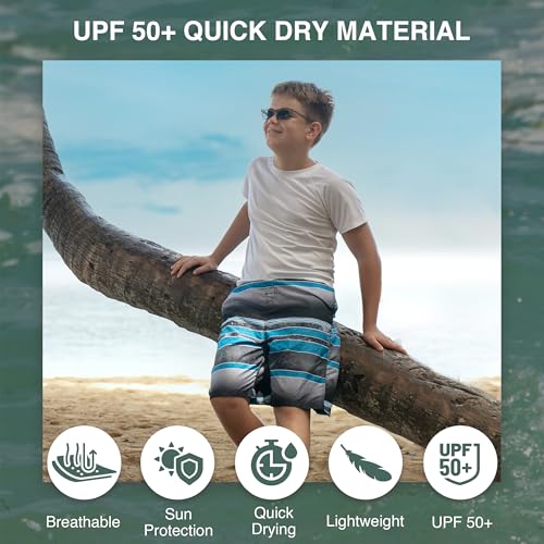 Image of Kanu Surf Boys' Paradise Floral Swim Trunk