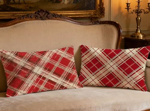 Velours avec fermeture eclair invisible oreiller rouge O-43P - 3