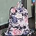 ESVAN Drawstring Backpack Original Floral Leaf Tote Bags Sackpack for Shopping Yoga Gym Hiking Swimming Travel Beach 2 Sizes&20 Patterns