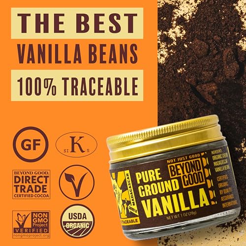 image for Organic Pure Ground Vanilla Powder | Pure Madagascar Grade A for Baker
