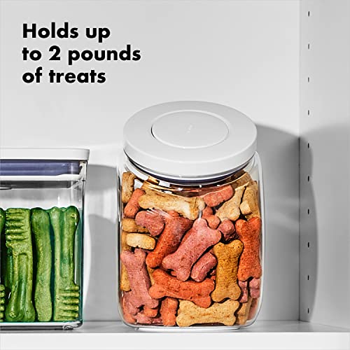 Image of OXO Good Grips Pet POP Container - 3.0 Qt /2.8 L | Ideal for up to 2lbs of treats | Airtight Dog and Cat Food Storage Container | BPA Free