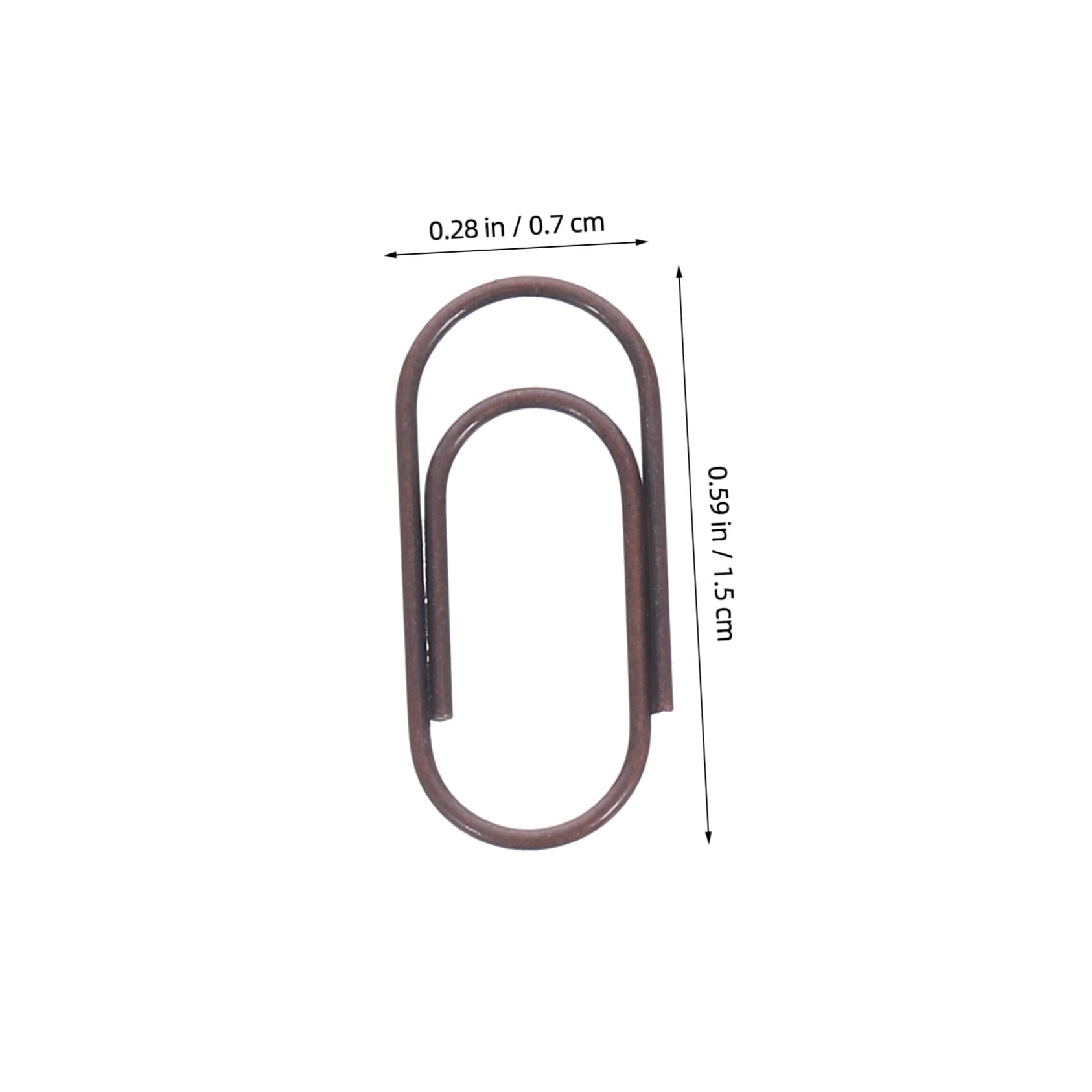 1000 Stck. Retro Mini Büroklammern Metall Kupfer Schwarznickel Vintage Stil Notizklammern für Büro Zuhause Basteln Niedliche Papierklammern für Stiftehalter und